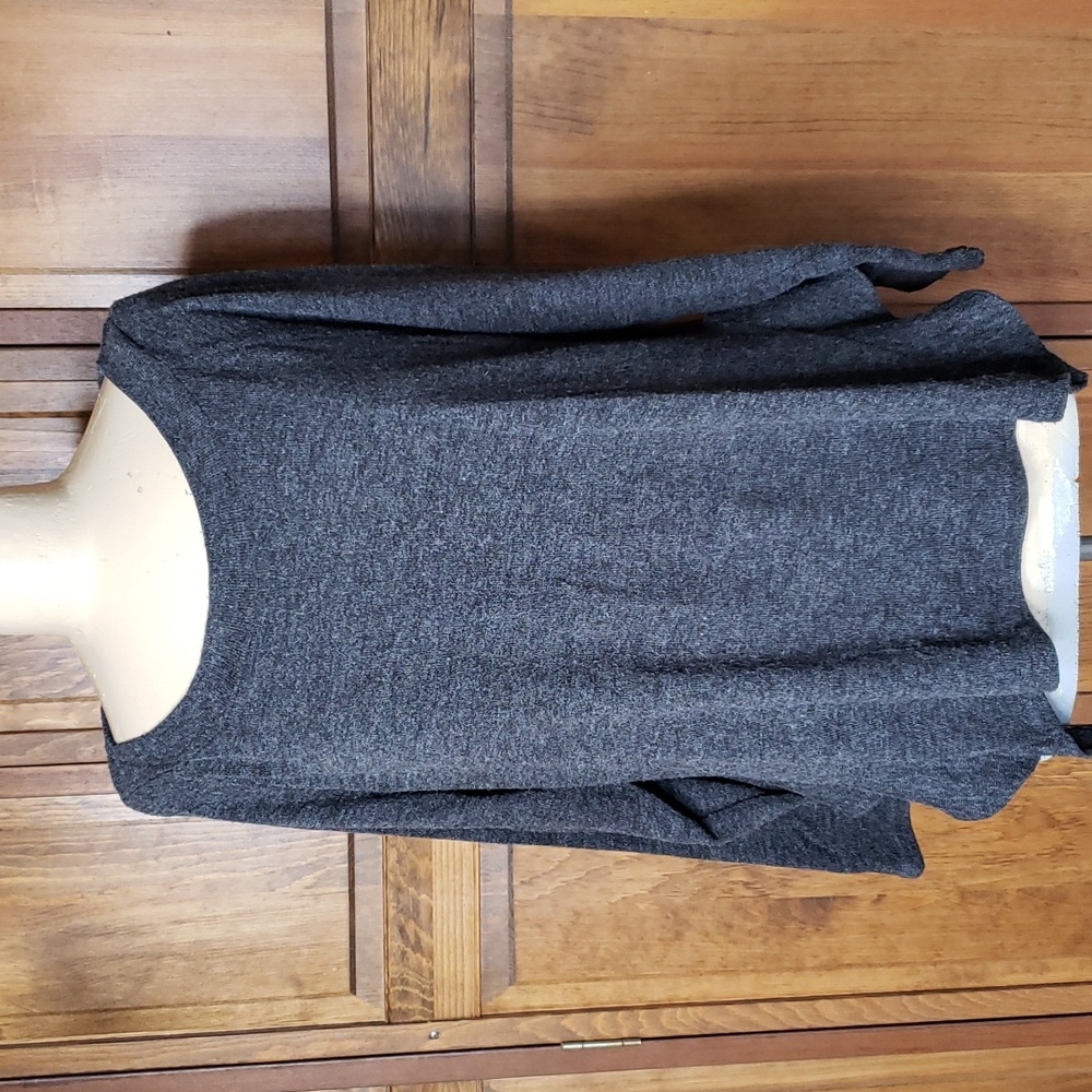 OVS Heathered Gray Long Sleeve Sweater Sz XXL